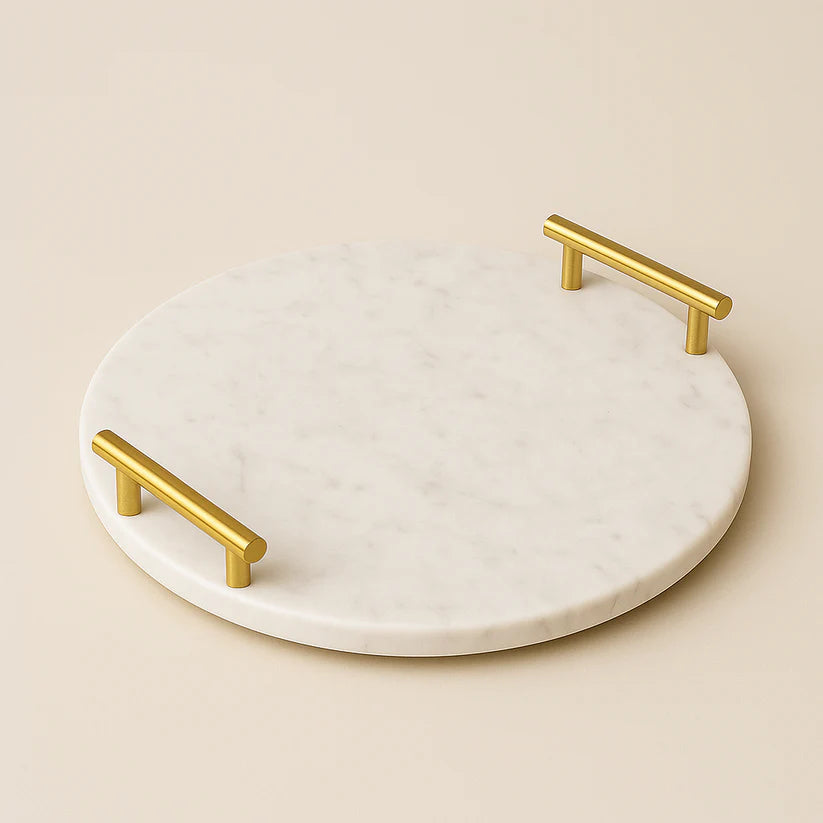 
                      
                        Carrara White Marble Round Platter – Luxury Decor & Gift for UAE & GCC Homes
                      
                    