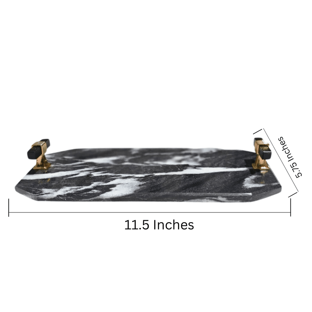 
                      
                        Black Majesty Marble Tray
                      
                    