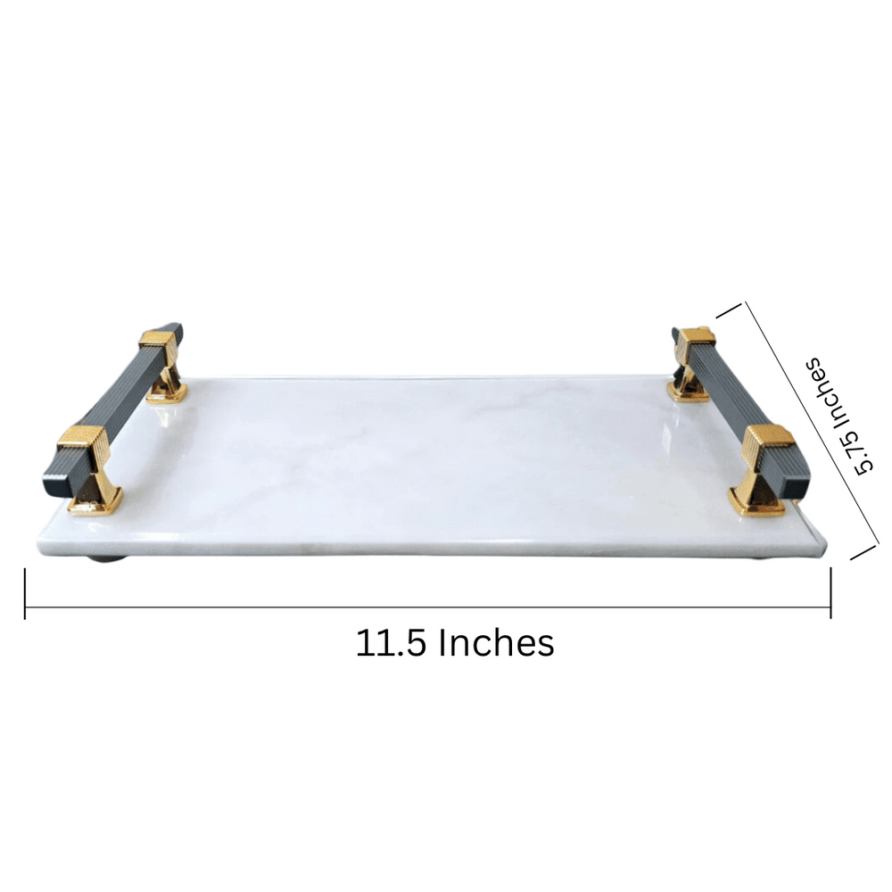 
                      
                        Carrara White Marble Tray
                      
                    