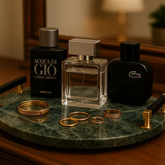 Green Luxury Round Platter