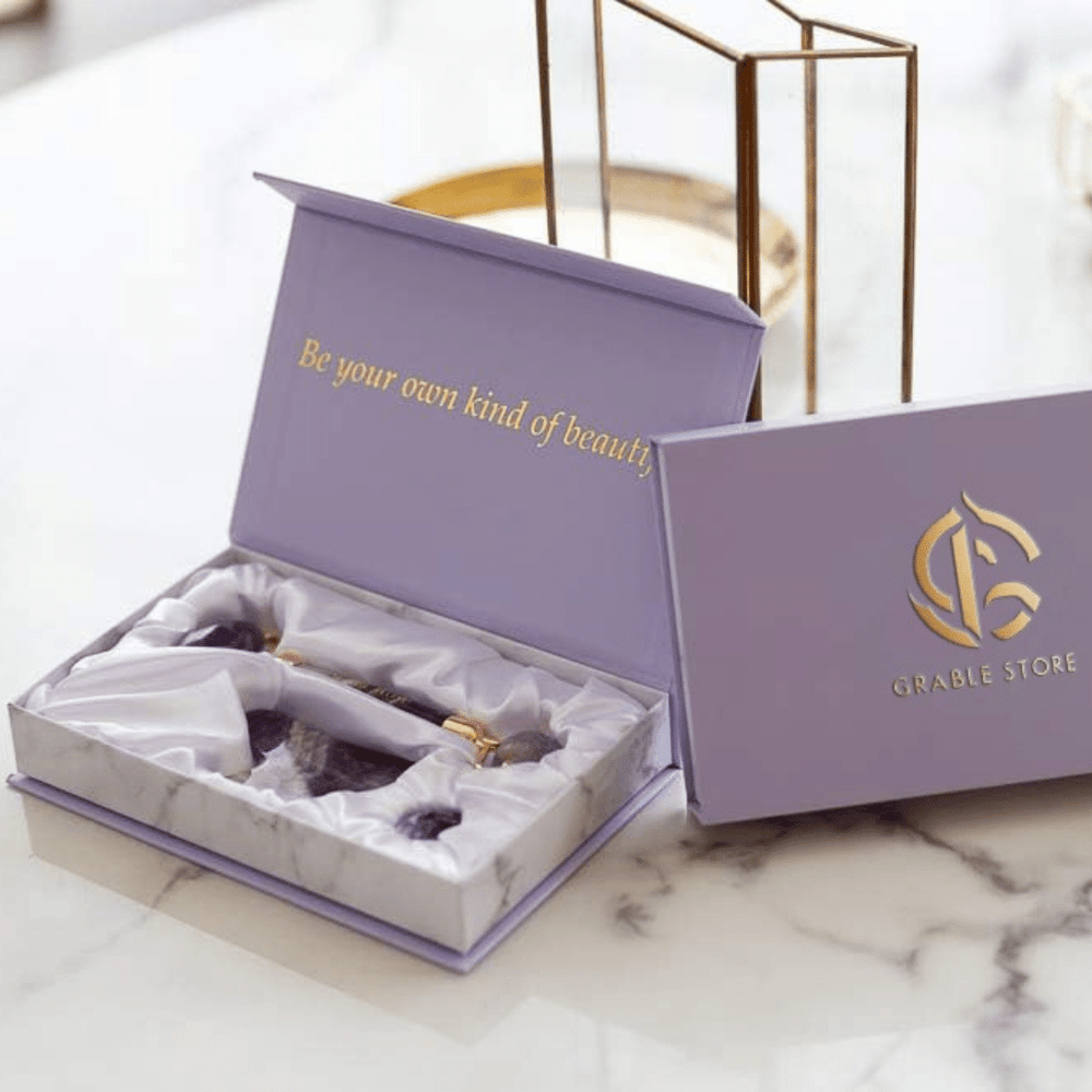 
                      
                        Marble Face Roller & Guasha Stone - Facial Massage & Skincare Set
                      
                    