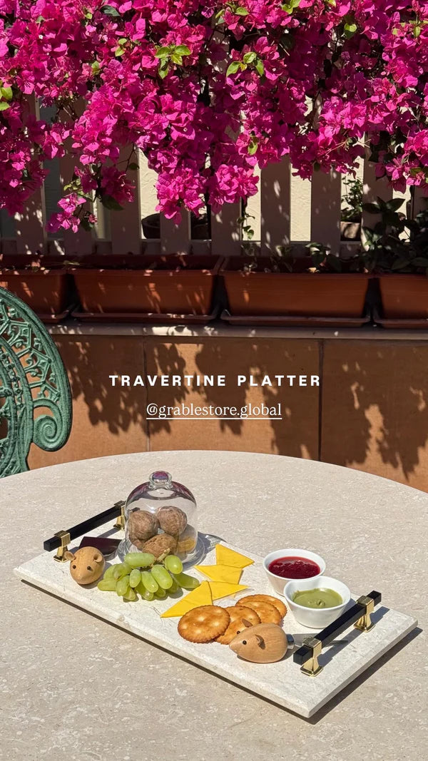 Cream Luxury Marble Platter