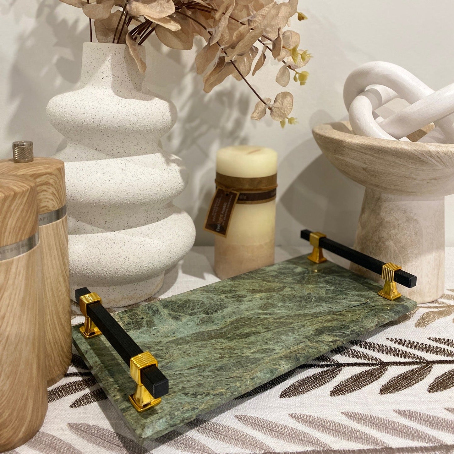 Green Luxury Marble Tray