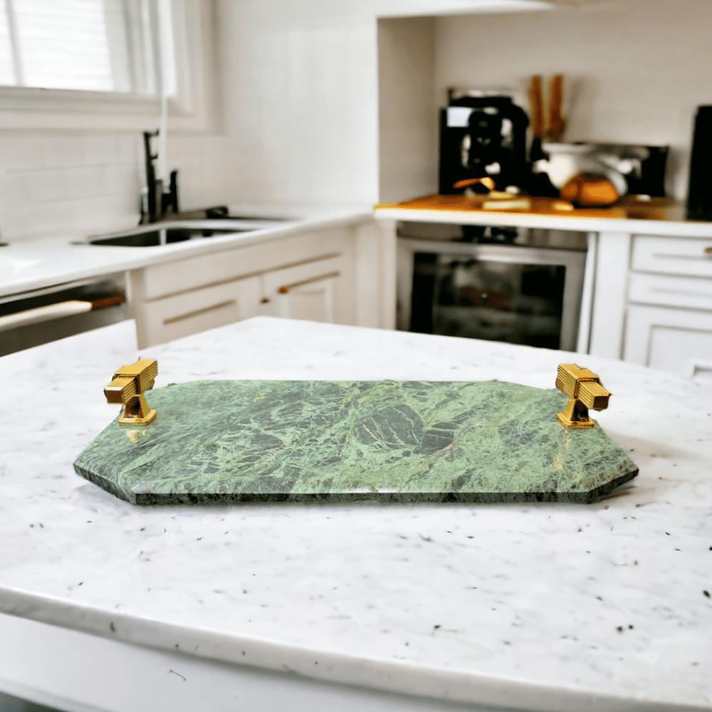 Green Majesty Marble Tray