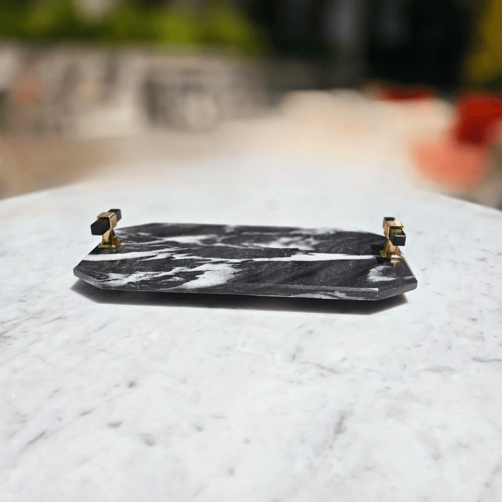 
                      
                        Black Majesty Marble Tray
                      
                    