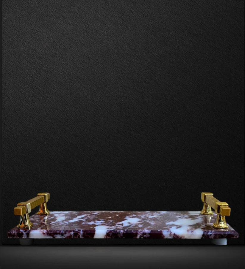 
                      
                        Red Velvet Marble Tray
                      
                    