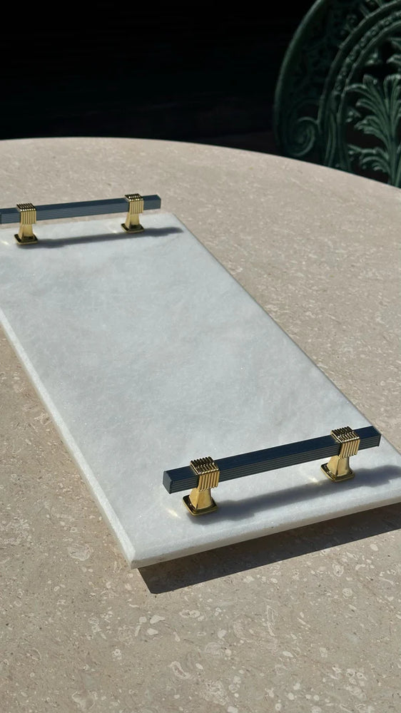 
                      
                        Carrara White Marble Platter
                      
                    