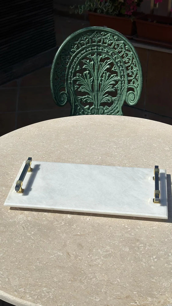 
                      
                        Carrara White Marble Platter
                      
                    