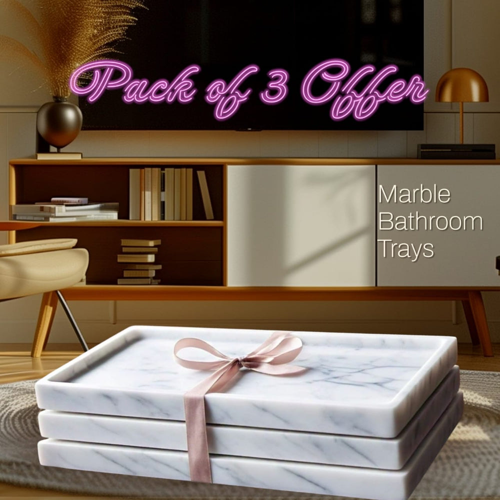 
                      
                        Marble Bath Tray Bundle - Pack of 3
                      
                    