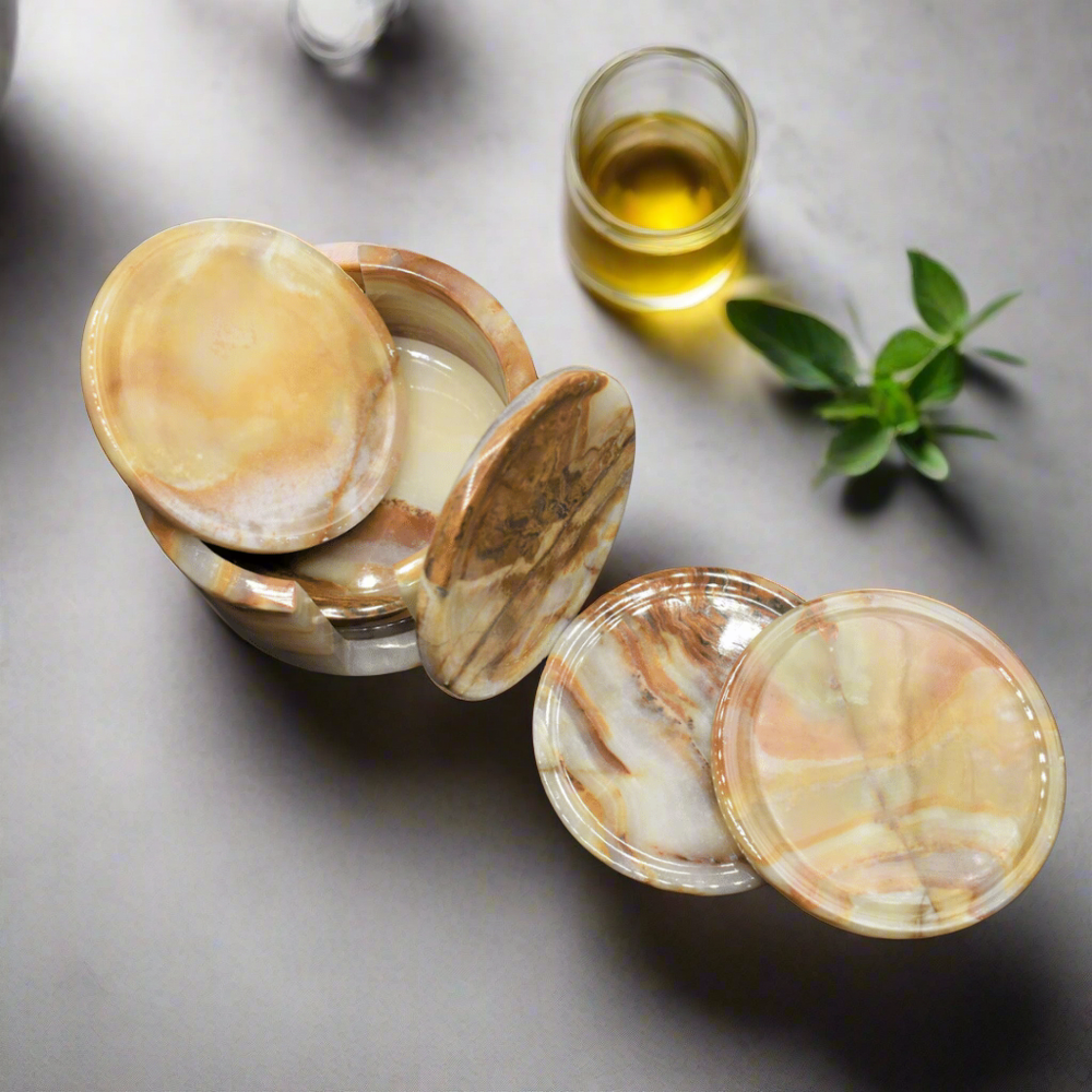 
                      
                        Marble Luxe Coasters
                      
                    