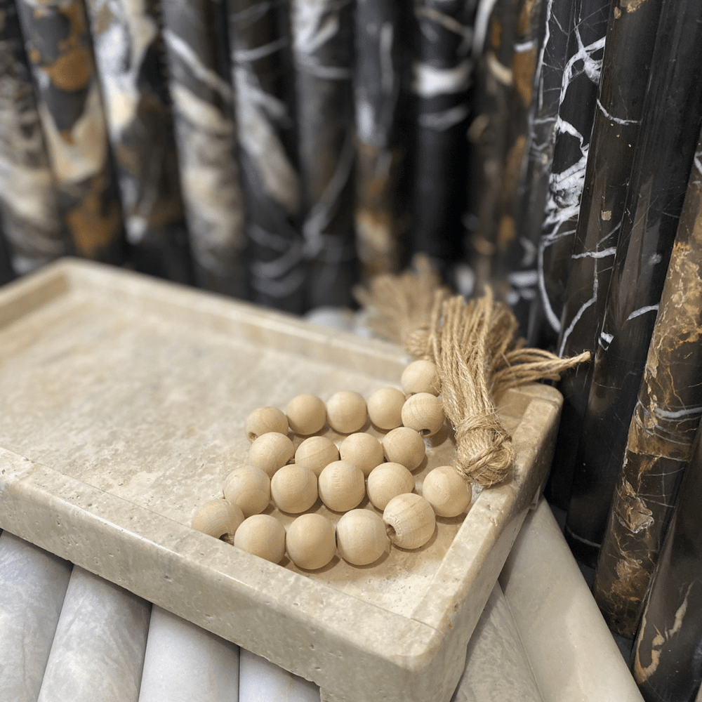 
                      
                        Travertine Marble Bath Tray
                      
                    